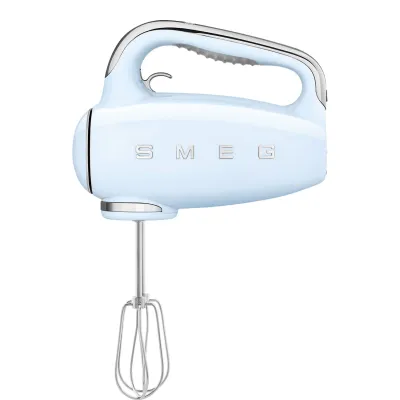 Smeg Hand Mixer Retro-style Pastel Blue Glossy