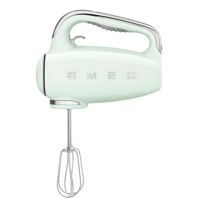 Smeg Hand Mixer Retro-style Pastel Green Glossy