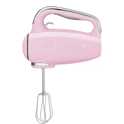 Smeg Hand Mixer Retro-style Pink Glossy