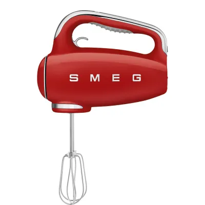 Smeg Hand Mixer Retro-style Red Glossy
