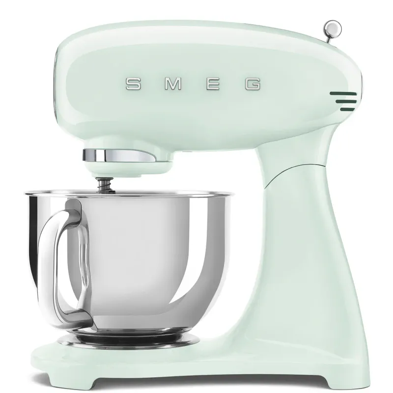 Smeg Stand Mixer Retro-style Pastel Green Glossy