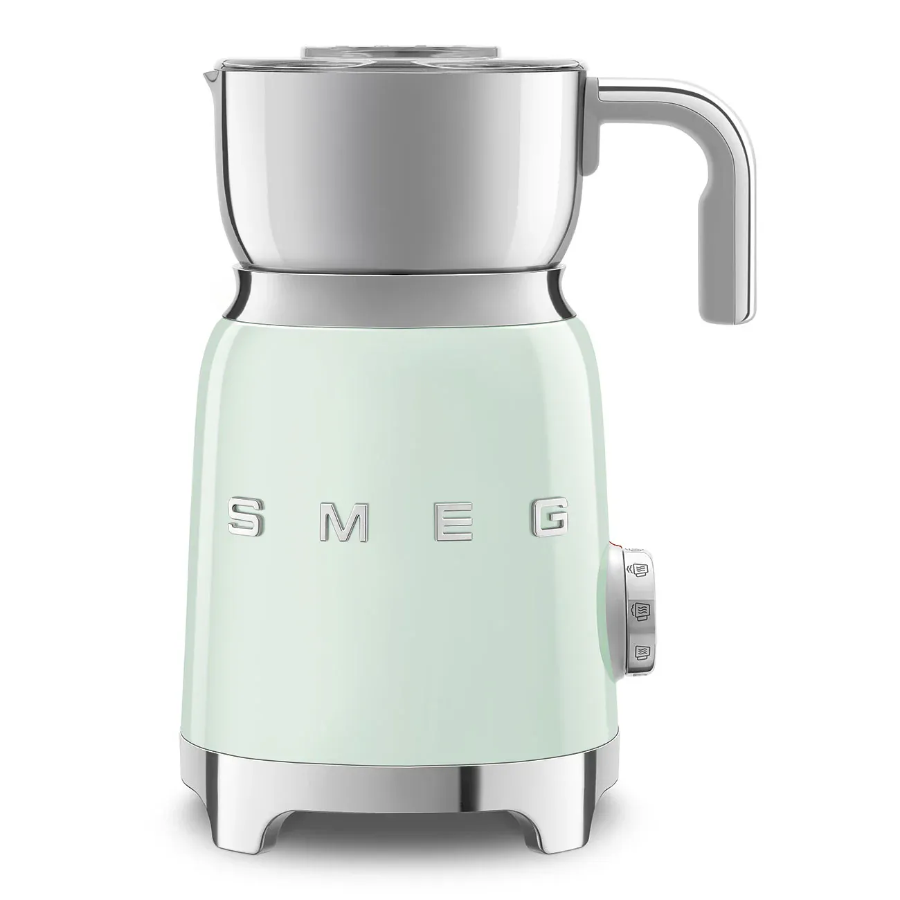 Smeg Milk Frother Retro-style Pastel Green Glossy