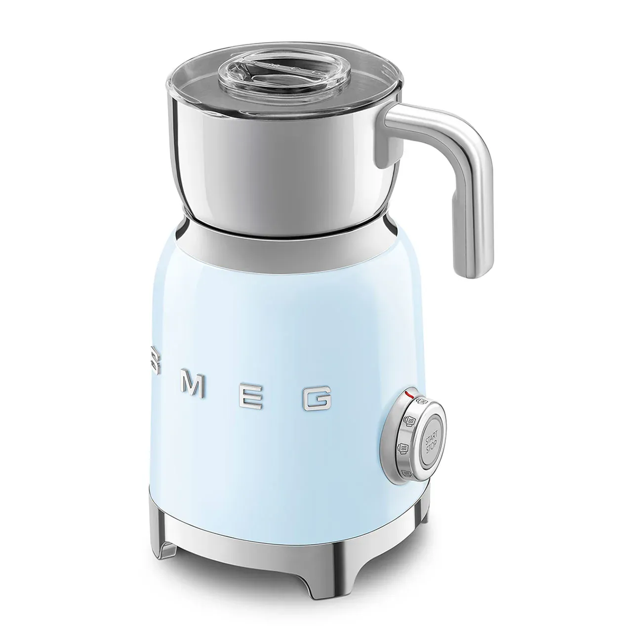 Smeg Milk Frother Retro-style Pastel Blue Glossy