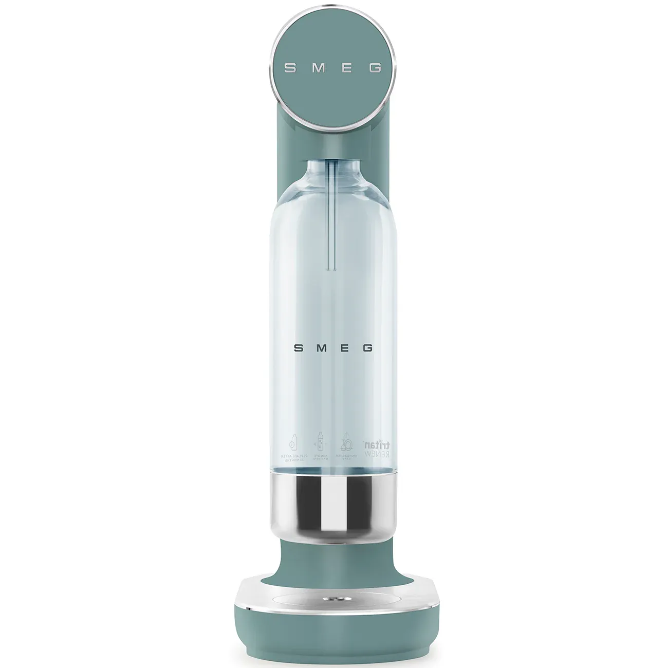 Smeg Sparkling Water Maker - Collezione Jade Green Matte