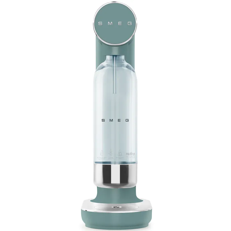 Smeg Sparkling Water Maker - Collezione Jade Green Matte