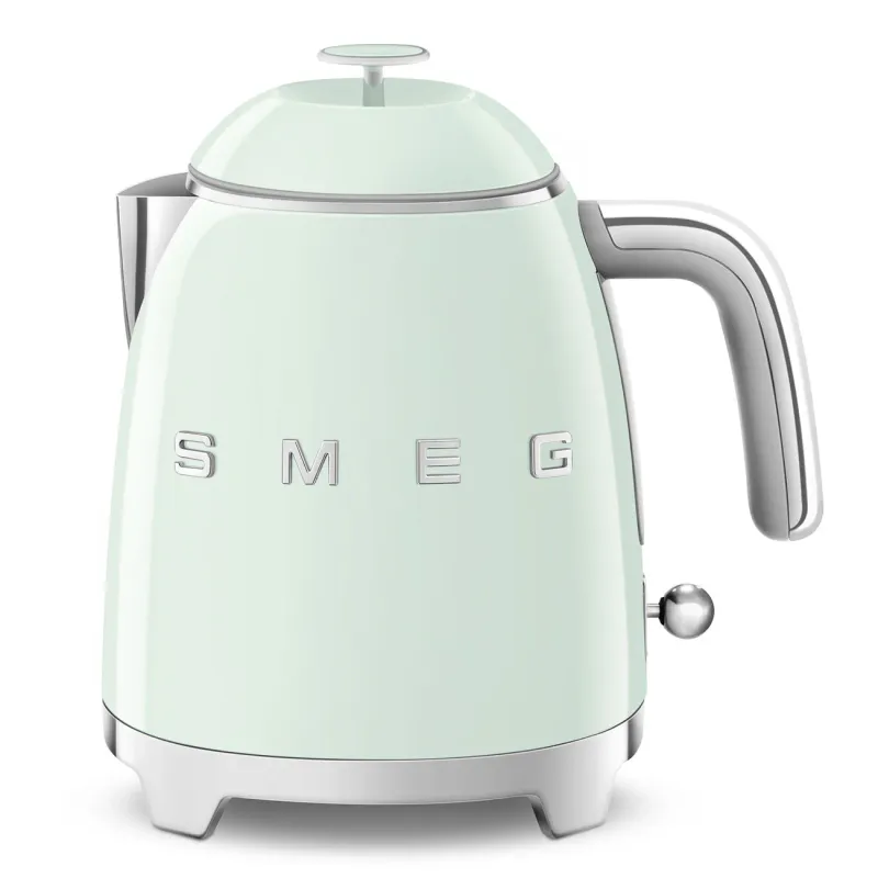 Smeg Electric Mini Kettle Retro-style Pastel Green Glossy