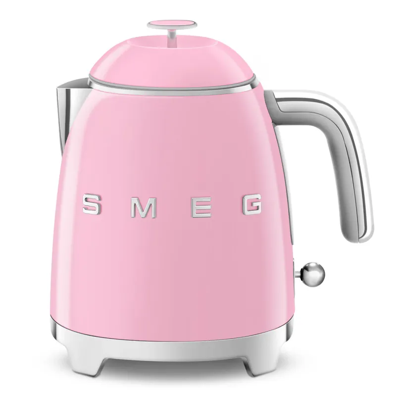 Smeg Electric Mini Kettle Retro-style Pink Glossy