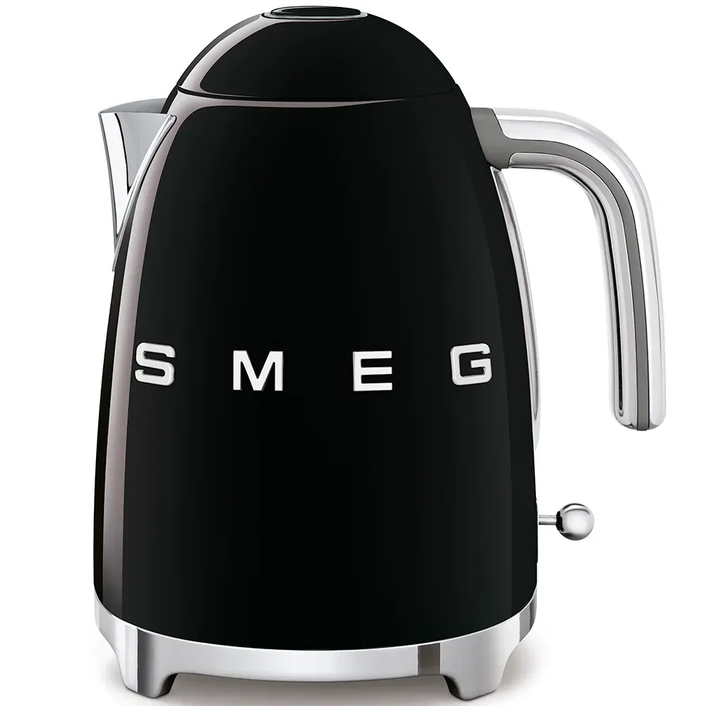 Smeg Electric Kettle Retro-style Black Glossy