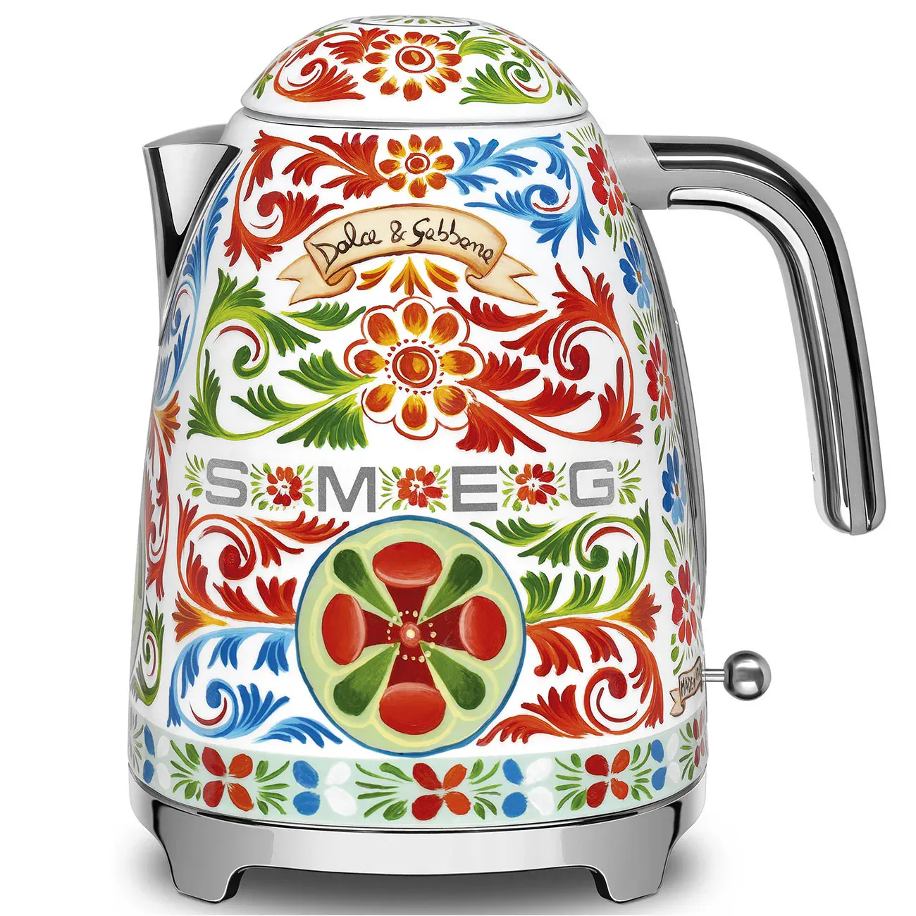 Smeg Electric Kettle Retro-style Sicily is my love Glossy
