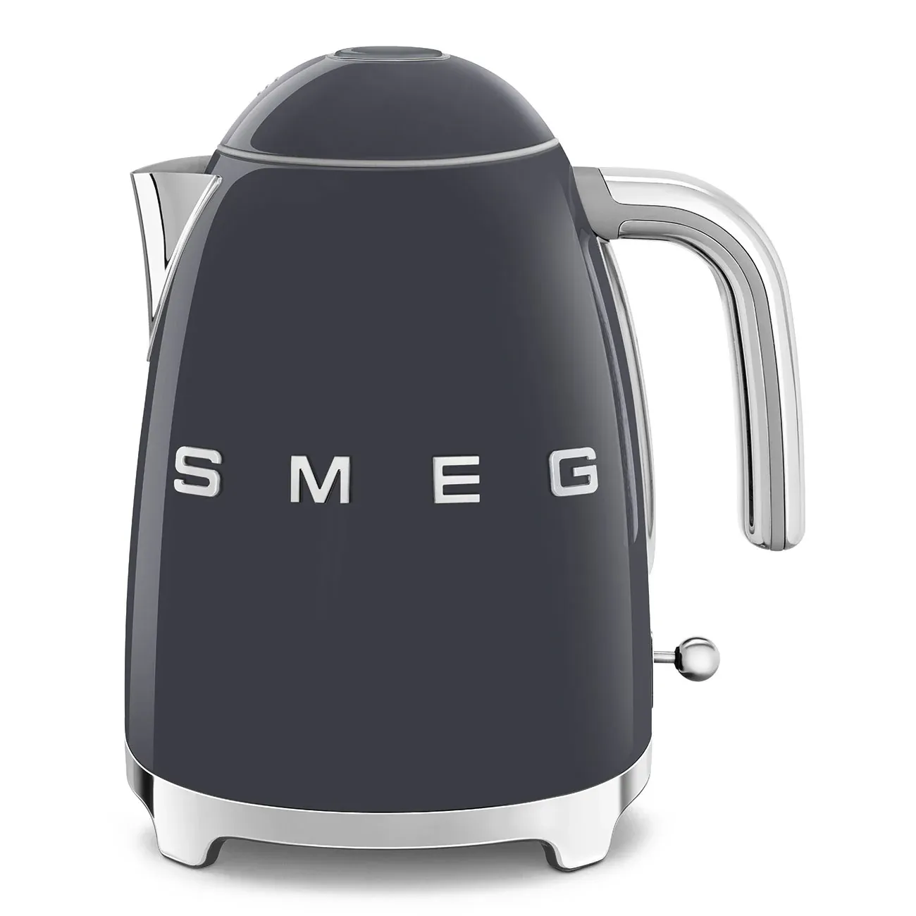 Smeg Electric Kettle Retro-style Slate Gray Glossy
