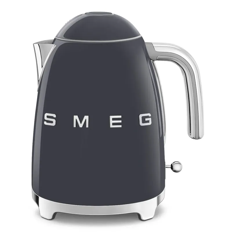 Smeg Electric Kettle Retro-style Slate Gray Glossy