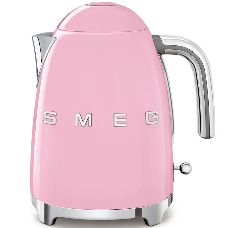 Smeg Electric Kettle Retro-style Pink Glossy