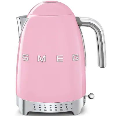 Smeg Electric Kettle Retro-style Pink Glossy