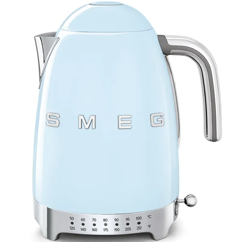 Smeg Electric Kettle Retro-style Pastel Blue Glossy