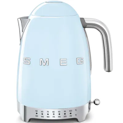 Smeg Electric Kettle Retro-style Pastel Blue Glossy