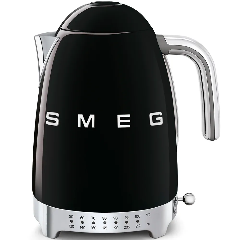 Smeg Electric Kettle Retro-style Black Glossy