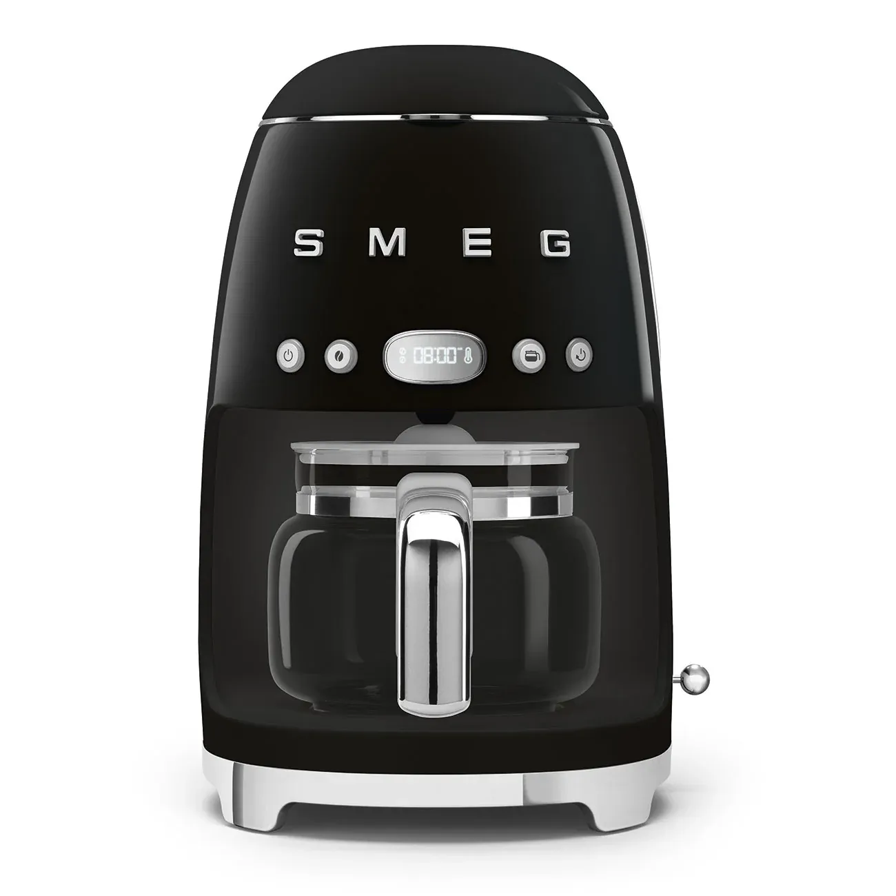 Smeg Drip-Filter Coffee Machine Retro-style Black Glossy