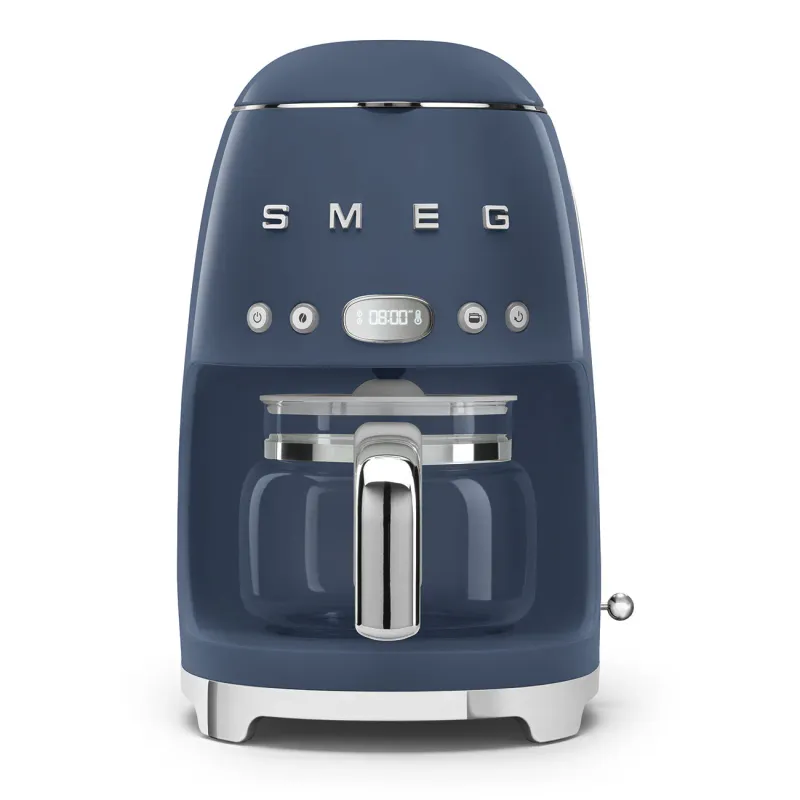 Smeg Drip-Filter Coffee Machine Retro-style Navy Blue Glossy
