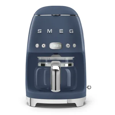 Smeg Drip-Filter Coffee Machine Retro-style Navy Blue Glossy