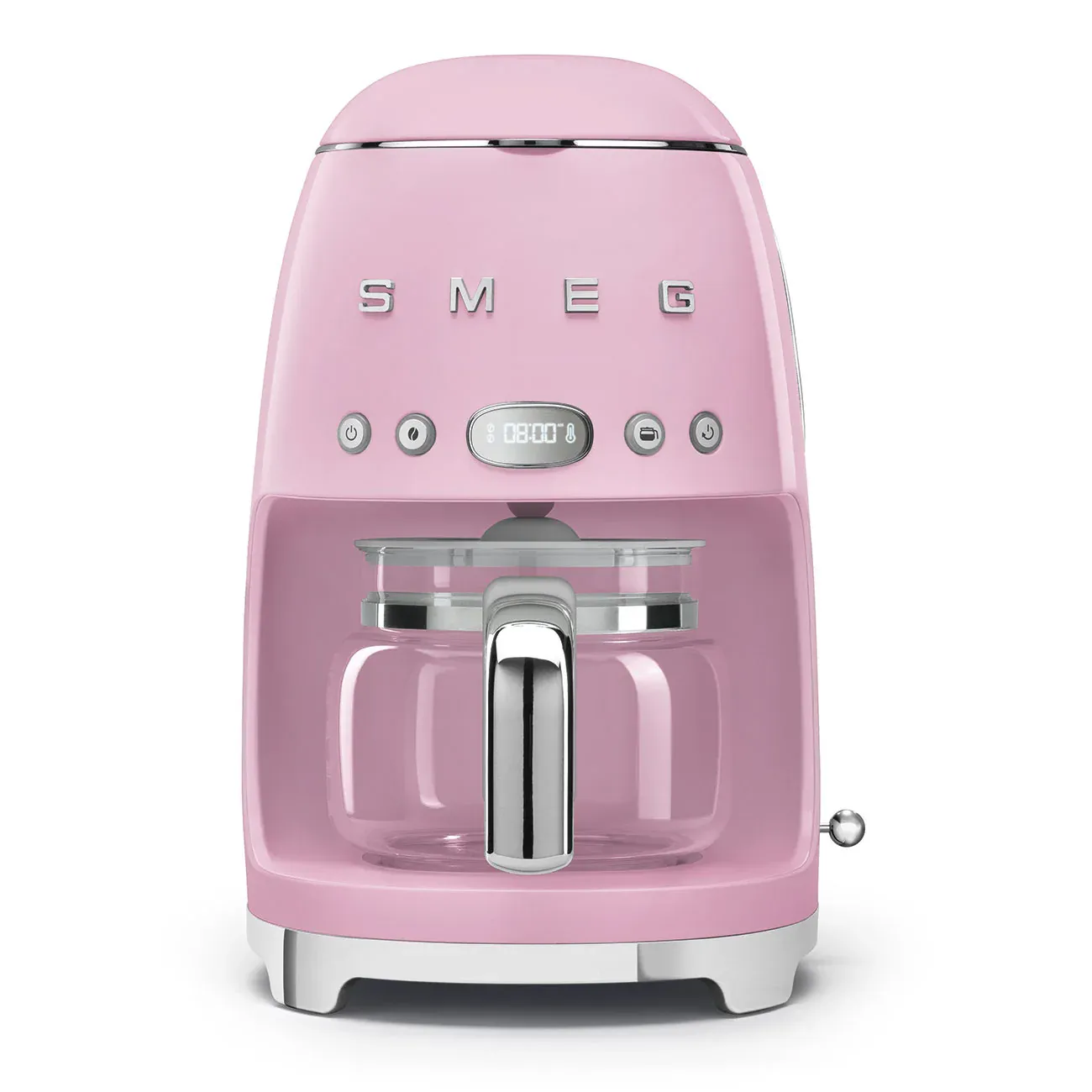 Smeg Drip-Filter Coffee Machine Retro-style Pink Glossy