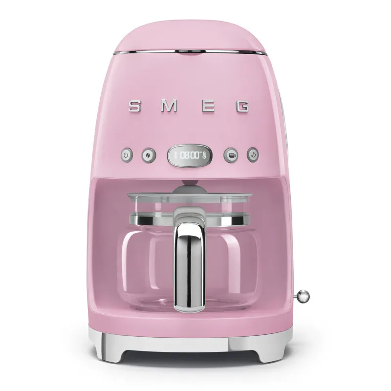 Smeg Drip-Filter Coffee Machine Retro-style Pink Glossy
