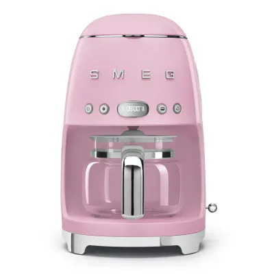 Smeg Drip-Filter Coffee Machine Retro-style Pink Glossy