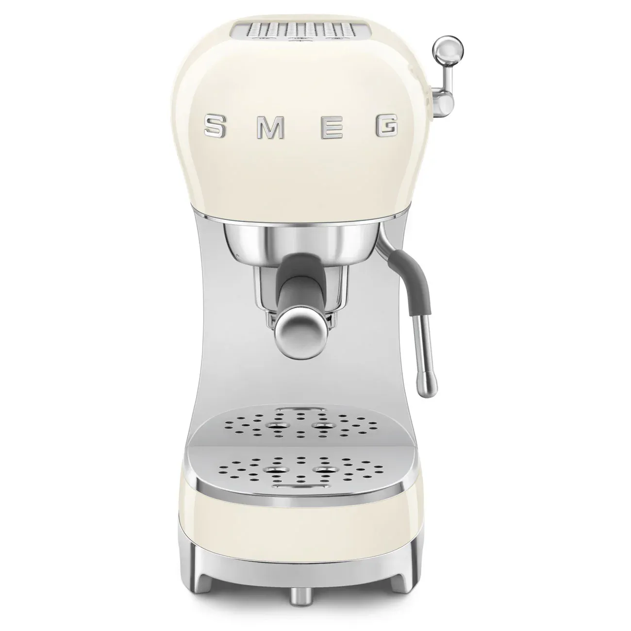 Smeg Espresso Coffee Machine Retro-style Cream Glossy