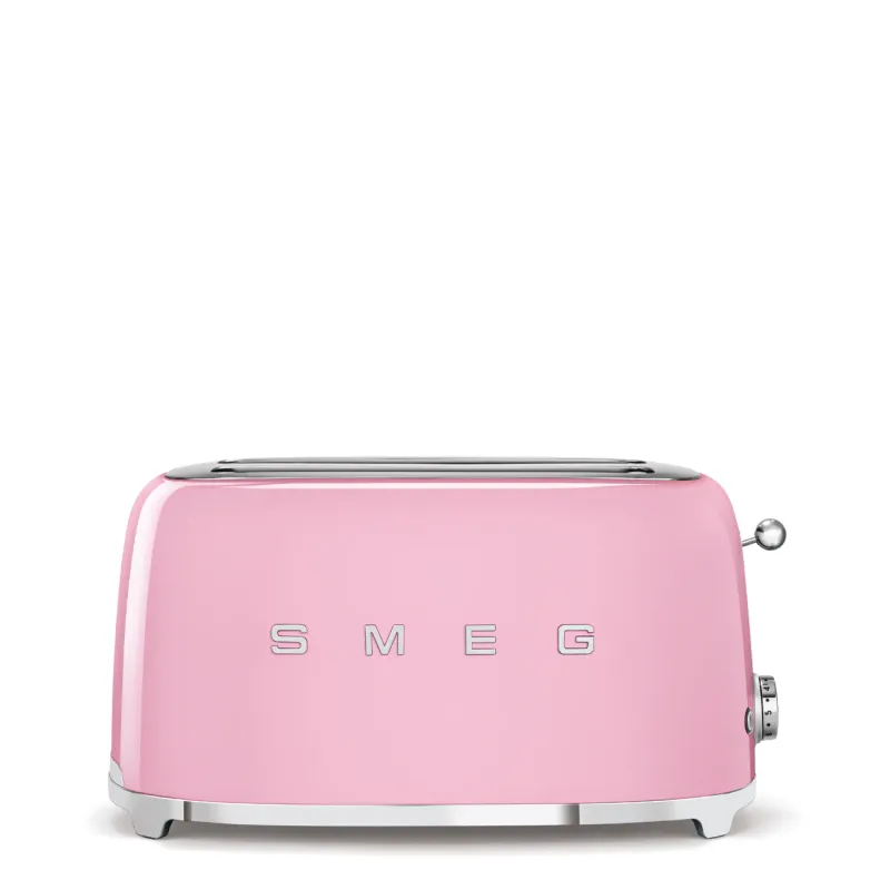 Smeg Toaster Retro-style Pink Glossy