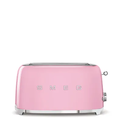 Smeg Toaster Retro-style Pink Glossy