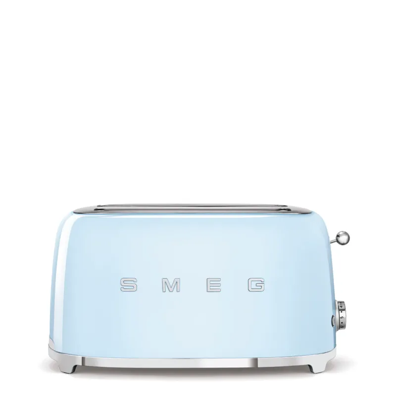 Smeg Toaster Retro-style Pastel Blue Glossy