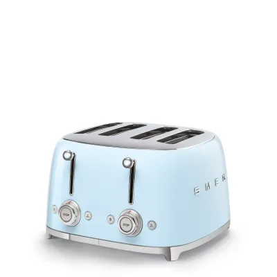 Smeg Toaster Retro-style Pastel Blue Glossy