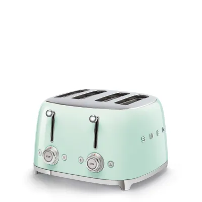 Smeg Toaster Retro-style Pastel Green Glossy
