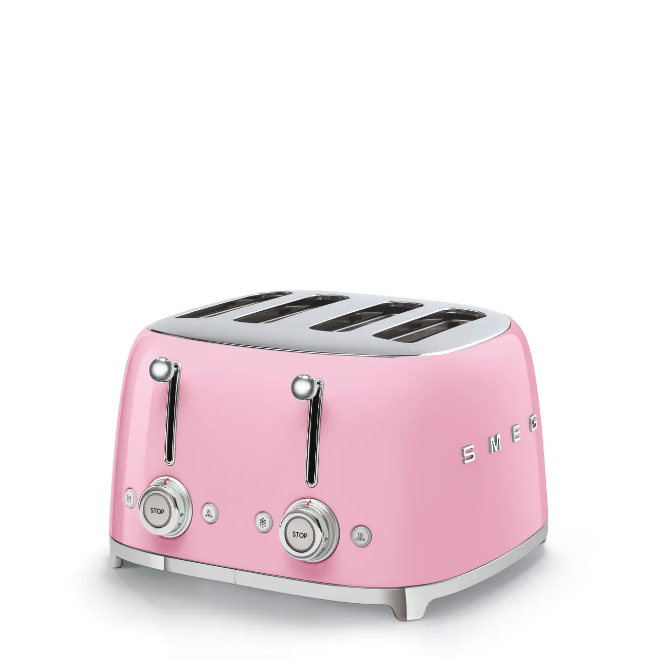 Smeg Toaster Retro-style Pink Glossy