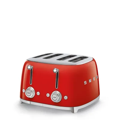 Smeg Toaster Retro-style Red Glossy