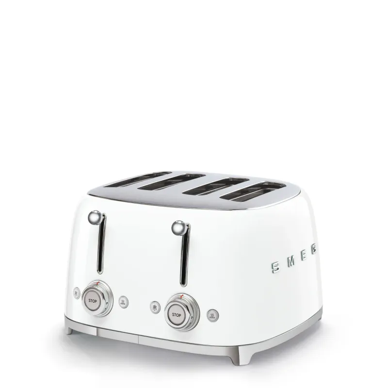 Smeg Toaster Retro-style White Glossy