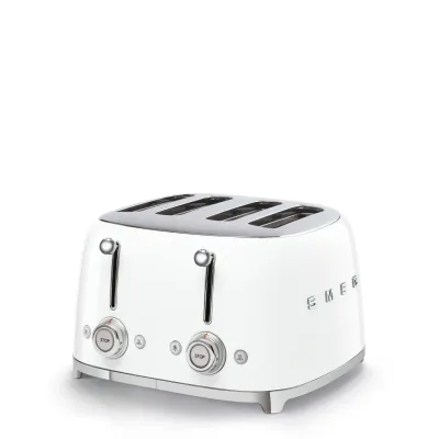 Smeg Toaster Retro-style White Glossy