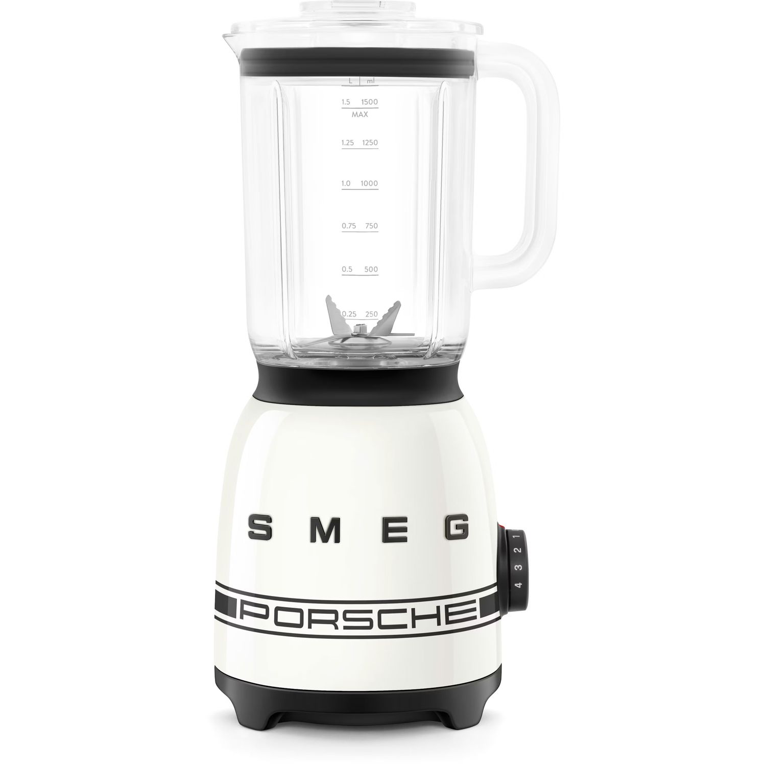Porsche x Smeg Blender Retro-style Carrara White