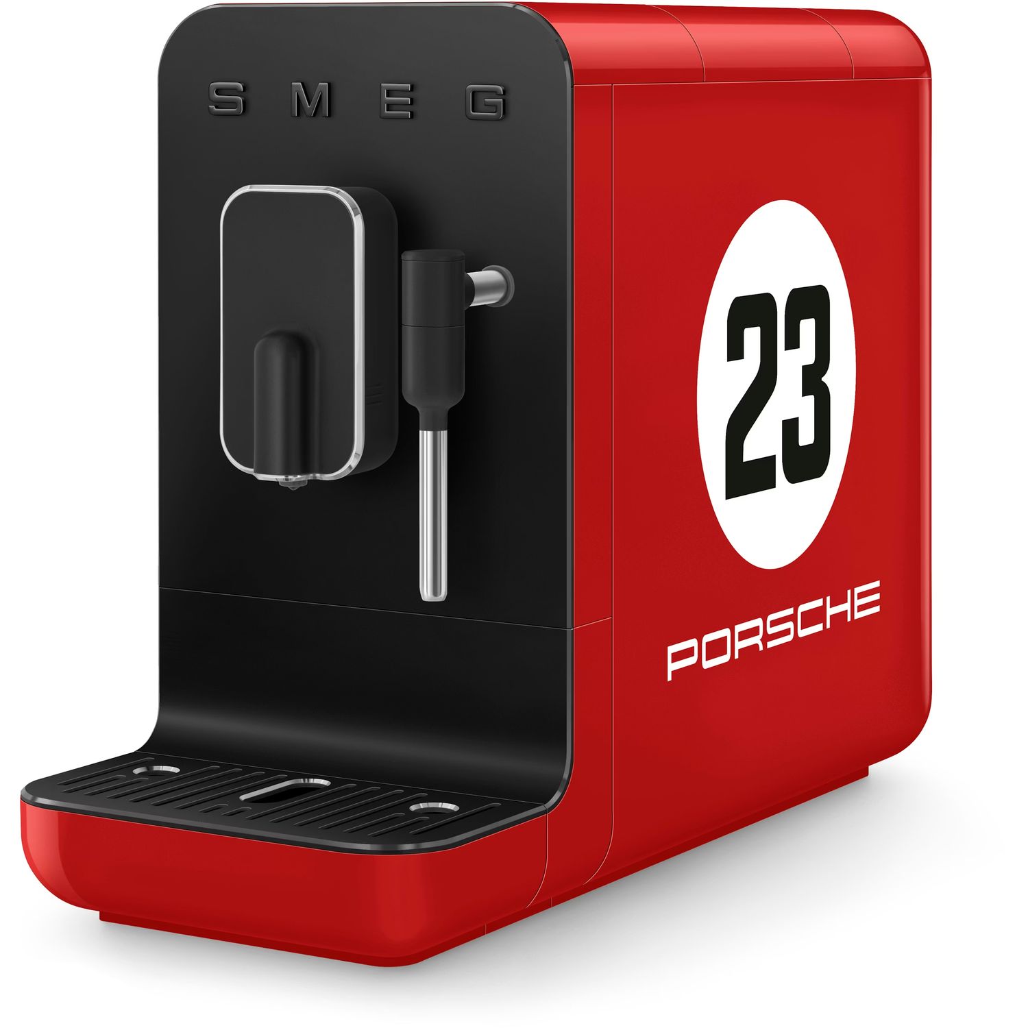 Porsche x Smeg Coffee Machine Retro-style Salzburg Red