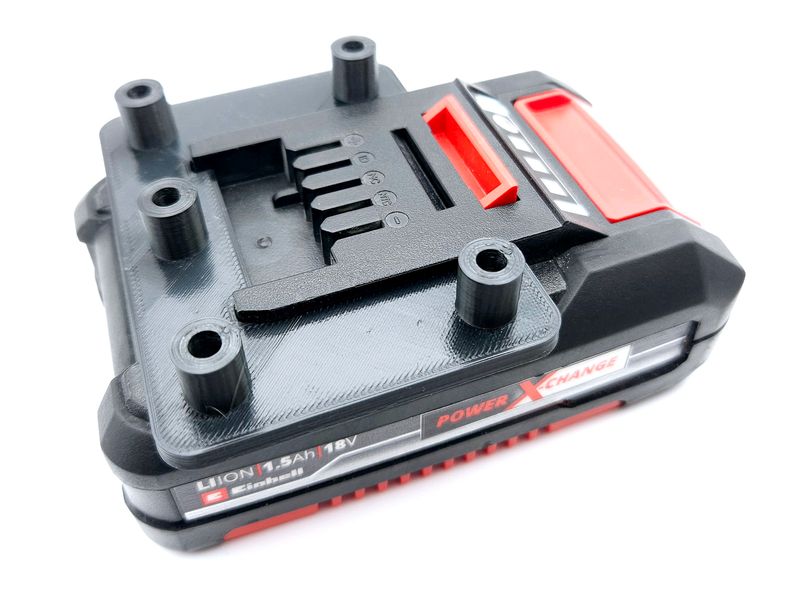Wandhalterung für Einhell Power X-Change Akkus – sichere und platzsparende Aufbewahrung