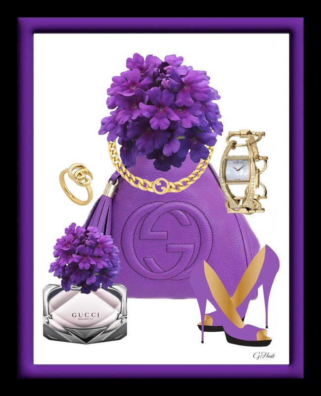 GG Purple Purse