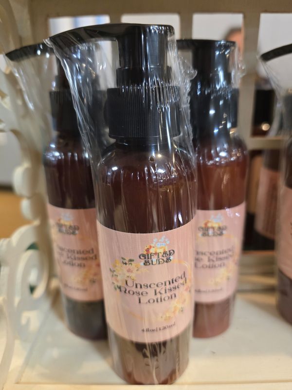 Unscented Rose Kissed Lotion 4 oz