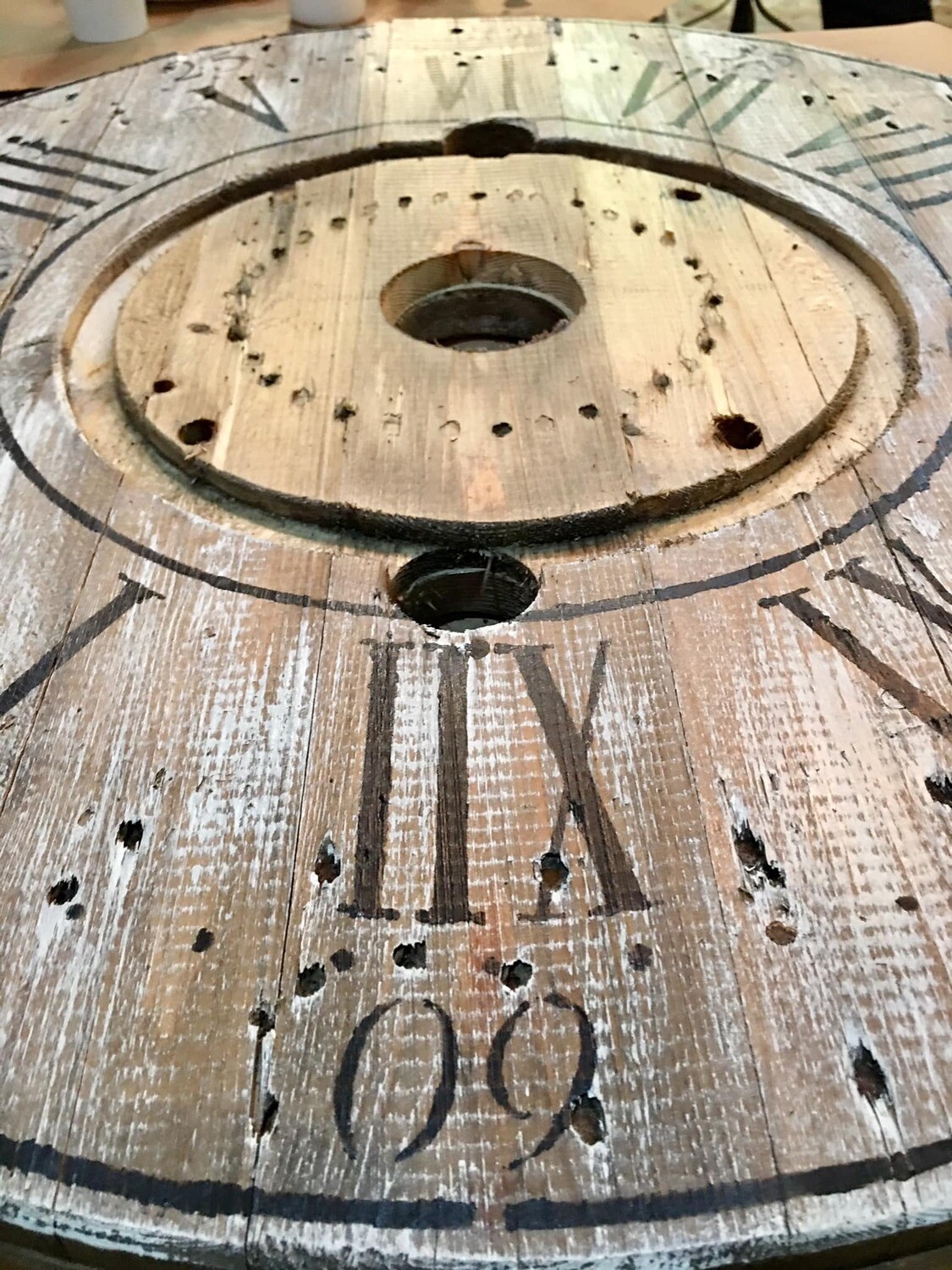 Rustic Farmhouse Clock Workshop XL 55"