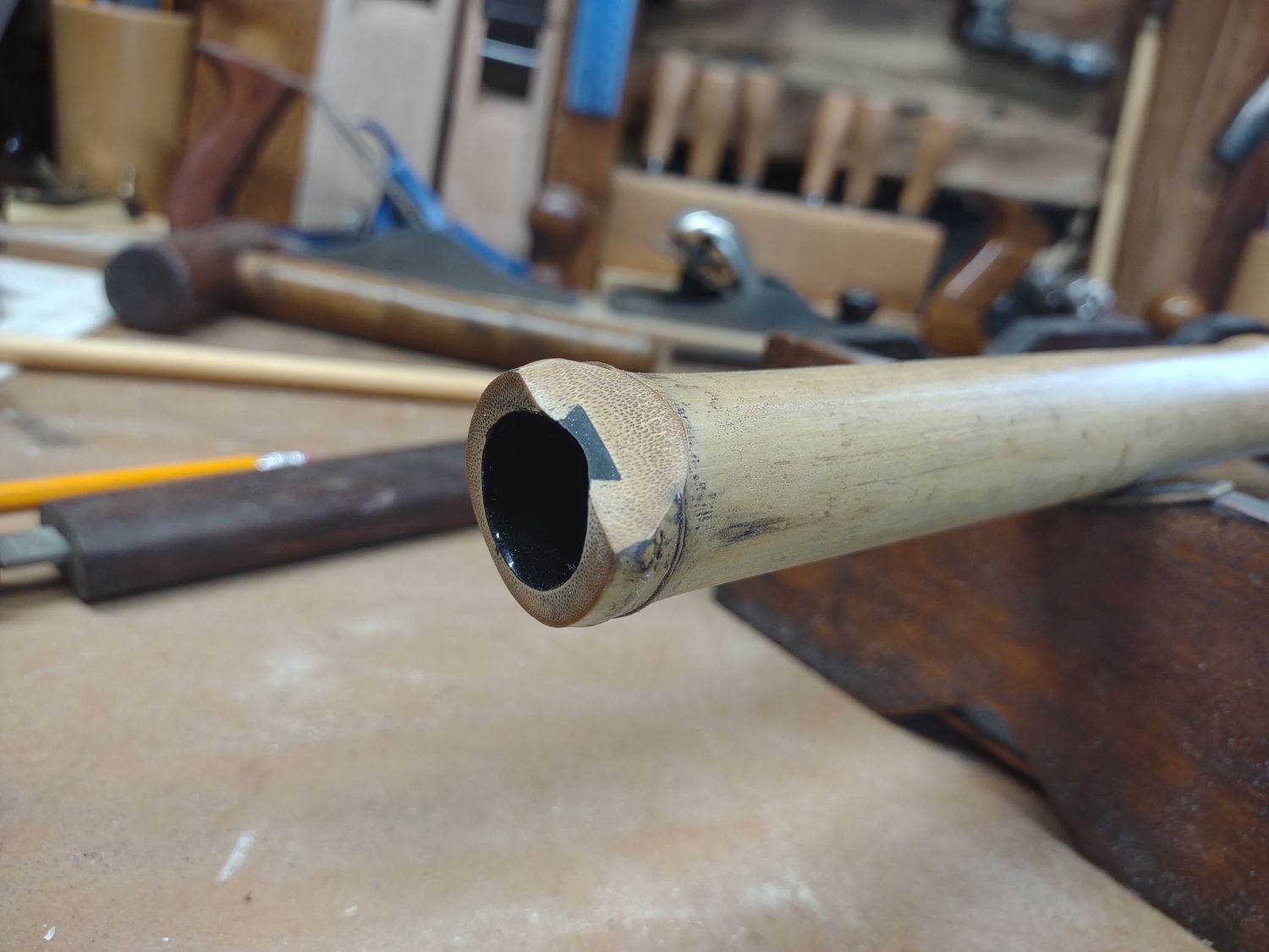Handmade Komusō Bamboo Meditation Flute | One-of-a-Kind Kodoan Zen Flute for Breathwork & Mindfulness