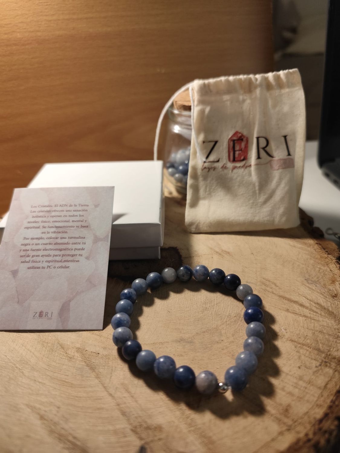 Pulsera Agata Azul