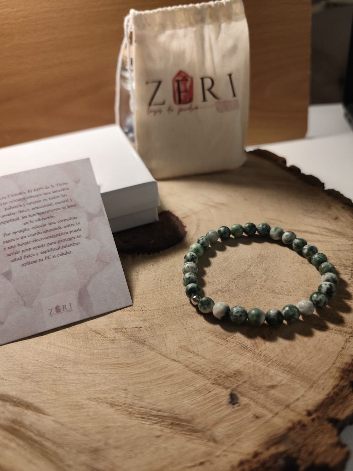 Pulsera Agata Musgosa