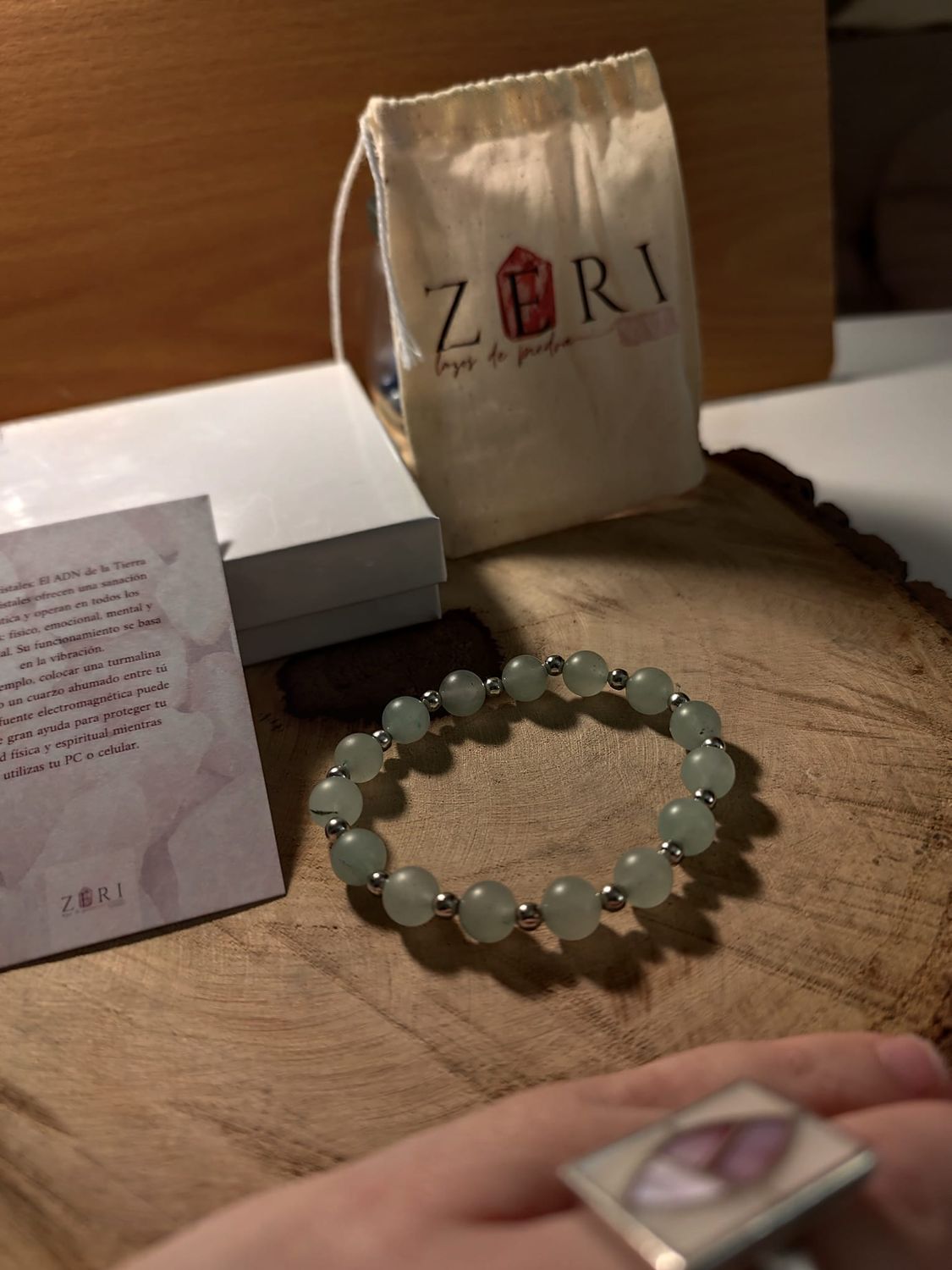 Cuarzo Verde Mate Pulsera