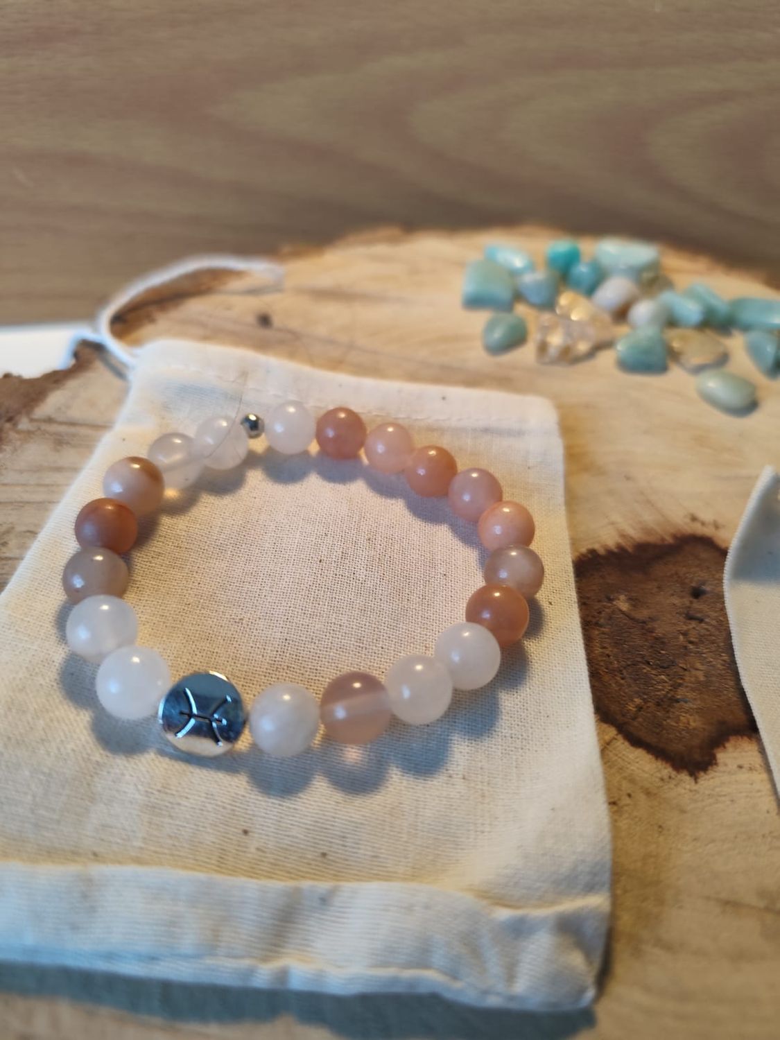 Aventurina Rosa con signo
