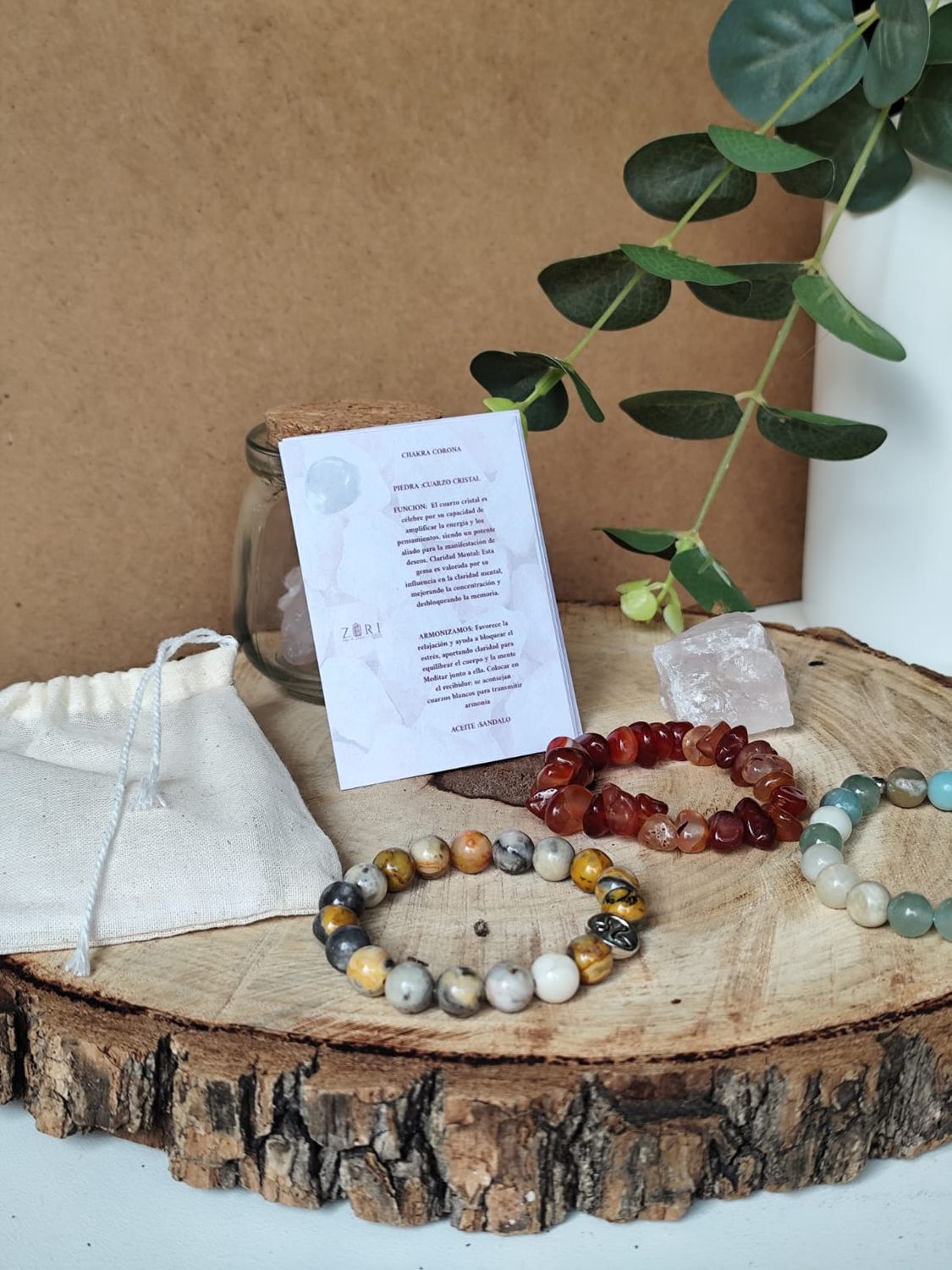 Pulseras con PIEDRA a elección