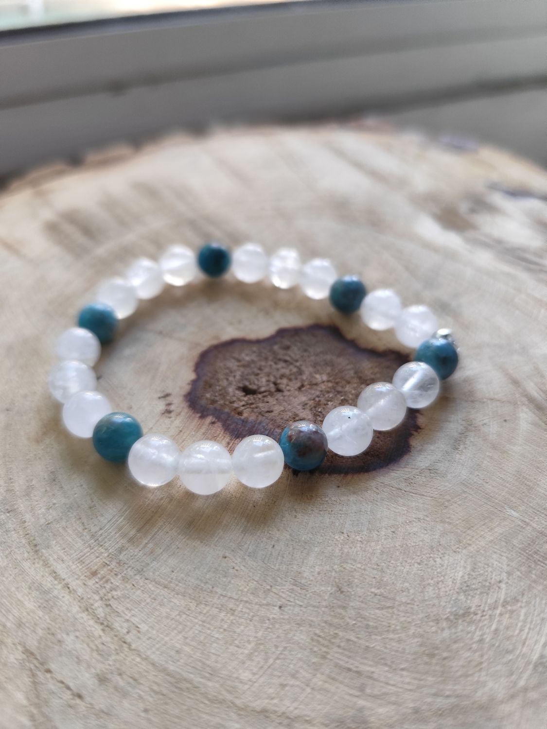 Cuarzo cristal y apatita