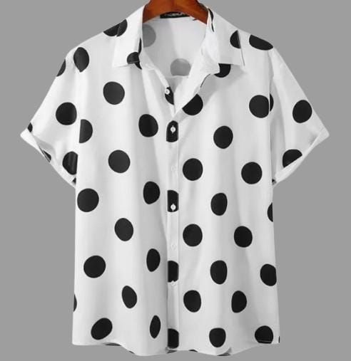 Handmade Polka Dot Paradise Short Sleeve Shirt